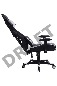 Кресло игровое Cactus CS-CHR-090BLW черный/белый сиденье черный/белый эко.кожа крестовина пластик пластик черный/белый