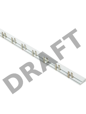 Шина соединительная PIN 2ф 63А мед. изол. 54мод (дл.1м) EKF pin-02-63