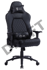 Кресло игровое Cactus CS-CHR-130 черный сиденье черный эко.кожа с подголов. крестовина металл пластик черный