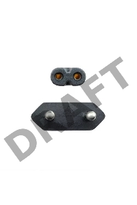 Кабель для аудио-видео техники IEC-320-C7--розетка 220V, 2-pin, 1,8м , медь, VCOM