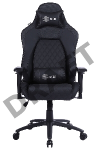 Кресло игровое Cactus CS-CHR-130 черный сиденье черный эко.кожа с подголов. крестовина металл пластик черный