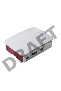 Корпус Raspberry Pi 3 Model B Official Case BULK, Red/White, для Raspberry Pi 3 Model B (909-8132)