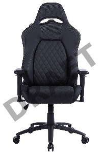 Кресло игровое Cactus CS-CHR-130 черный сиденье черный эко.кожа с подголов. крестовина металл пластик черный