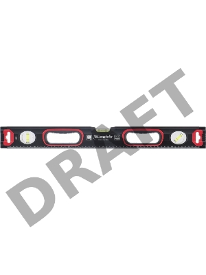 Уровень алюминиевый, усиленный, фрезерованный, 3 глазка, 2 комп. рукоятки, 2000 мм// Matrix