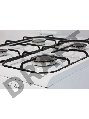 Плита Комбинированная De Luxe 5040.21гэ КР ЧР белый