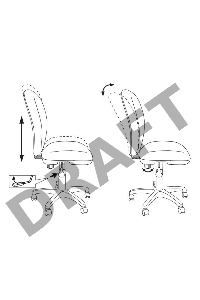 Кресло детское Бюрократ KD-W10/26-24 голубой 26-24 (пластик белый)