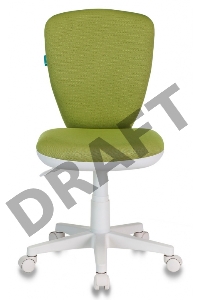 Кресло детское Бюрократ KD-W10/26-32 светло-зеленый 26-32 (пластик белый)