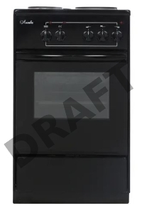 Плита Электрическая Лысьва ЭП 301 СТ черный эмаль