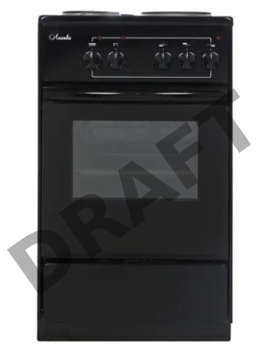 Плита Электрическая Лысьва ЭП 301 СТ черный эмаль