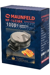 Вафельница MAUNFELD MF-1433BK