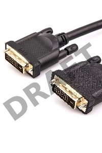 Кабель Aopen DVI (24+1) M/M  3m, 2 фильтра Aopen/Qust <ACG442GD-3M>