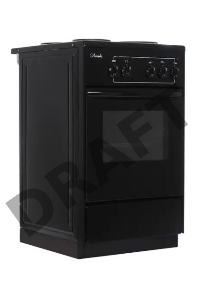 Плита Электрическая Лысьва ЭП 301 СТ черный эмаль