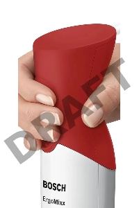 Блендер погружной Bosch MSM64120 450Вт белый/красный