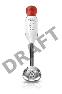 Блендер погружной Bosch MSM64120 450Вт белый/красный