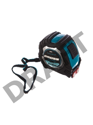 Рулетка Magnetisch, 5 м х 25 мм обрезиненный корпус,автоматическая фиксация GROSS 32572