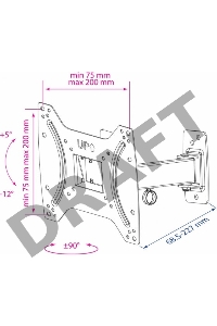 Кронштейн Kromax OPTIMA-203 black, 15