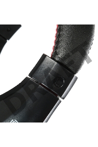 Наушники с микрофоном Oklick HS-L100 черный/красный 2м мониторы оголовье (NO-530)