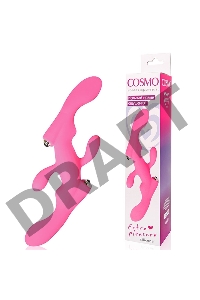 ВИБРОМАССАЖЁР L рабочей части 115 мм D 29 мм, цвет розовый арт. CSM-23123