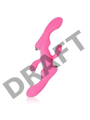 ВИБРОМАССАЖЁР L рабочей части 115 мм D 29 мм, цвет розовый арт. CSM-23123