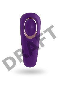 Многофункциональный стимулятор для пар Satisfyer Double Classic (Partner Toy), силикон, фиолетовый, 18,5 см.