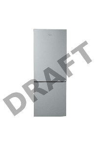 (Поврежденная упаковка, вмятина) Двухкамерный холодильник Бирюса М6034 металлик, с нижней морозильной камерой