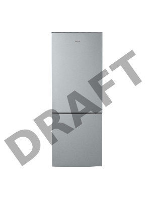 (Поврежденная упаковка, вмятина) Двухкамерный холодильник Бирюса М6034 металлик, с нижней морозильной камерой