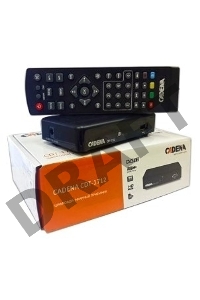 (Из ремонта, рабочий, гарантия 7дней) Ресивер DVB-T2 Cadena CDT-1712 (TC) черный