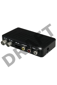 (Из ремонта, рабочий, гарантия 7дней) Ресивер DVB-T2 Cadena CDT-1712 (TC) черный