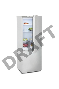 (Поврежденная упаковка, вмятина) Двухкамерный холодильник Бирюса М6034 металлик, с нижней морозильной камерой