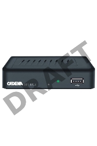 (Из ремонта, рабочий, гарантия 7дней) Ресивер DVB-T2 Cadena CDT-1712 (TC) черный