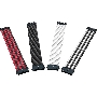 Cooler Master UNIVERSAL PSU EXTENSION CABLE KIT WITH PVC SLEEVING - Red & Black