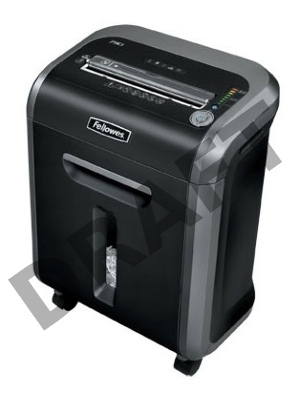 Шредер Fellowes 79Ci.  (14 листов) , 23 литра, 3,9х38 мм (класс 3), 100%Jam Proof, уничтожает: скобы/скрепки/карты/CD