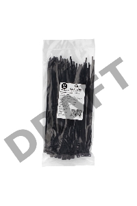 Стяжки NYT-200x4.8В пластиковые 200 мм х 4.8 мм, чёрные (100 шт.)