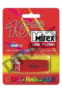 Флеш Диск 16GB Mirex Chromatic, USB 2.0, Зеленый