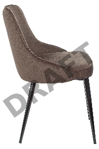 Стул для кухни Бюрократ KF-5_2 комплект 2шт коричневый Light 10 металл черный на ножках (KF-5/LT10_2)