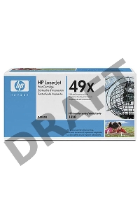 Тонер-картридж HP Q5949XD черный LaserJet 1320/3390/3392 (6000 стр.)