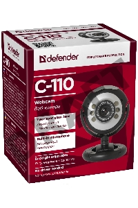 Цифровая камера Defender C-110 {0.3МП, USB, 640x480}   63110