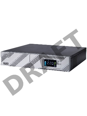 Источник бесперебойного питания Powercom Smart King RT SRT-3000A LCD 2700Вт 3000ВА черный