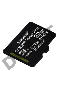 Флеш карта microSDHC 32GB microSDXC Class10 Kingston <SDCS2/32GBSP> Class10 UHS-I Canvas Select up to 100MB/s