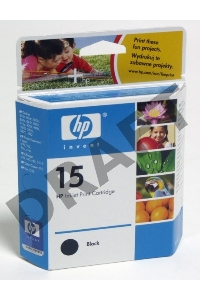 Картридж струйный HP №15 C6615DE черный для HP DJ 840C/3820 (500стр.)