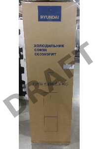 (Поврежденная упаковка, мелкие дефекты на двери) Холодильник Hyundai CC3595FWT белый (двухкамерный)