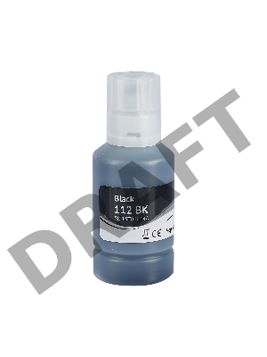 Контейнер с чернилами Sakura C13T06C14A (112 BK) для Epson, черный, 140 мл.