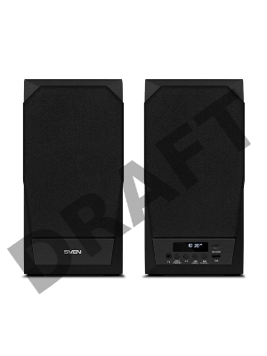 Акустическая система 2.0 SVEN MC-20, чёрный, мощность 2x45Вт (RMS), FM-тюнер, USB/microSD, дисплей, пульт ДУ, Bluetooth, Optical SVEN MC-20, чёрный, акустическая система 2.0, мощность 2x45Вт (RMS), FM-тюнер, USB/microSD, дисплей, пульт ДУ, Bluetooth, Opti