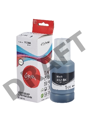 Контейнер с чернилами Sakura C13T06C14A (112 BK) для Epson, черный, 140 мл.