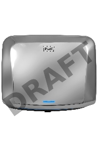 Сушилка для рук Puff 8813 1250Вт хром