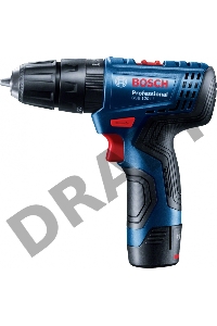 Аккумуляторный шуруповерт BOSCH  GSB 120 Li, кейс, 2x2.0 Ач