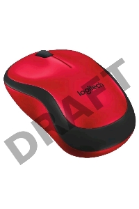 Мышь Logitech M220 Silent красный оптическая (1000dpi) беспроводная USB (2but)