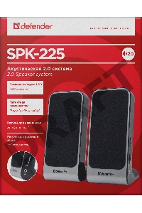 Колонки Defender SPK 220/225 {2.0, 2 х 2W, USB пит, разъем для наушников} 65220