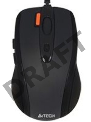 Мышь A4Tech N-70FX-1 (BLACK)  USB, 4+1 кл.-кн.,провод.мышь