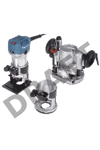 Фрезеры Makita RT0700CX2 Фрезер кромочный,{710Вт,10000-30000об\м,цанга-6-8мм,1.8кг,сум,прям направляющая,погруж и накл подошвы}